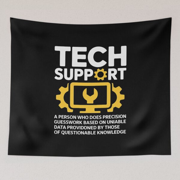 Item preview,  Tech Support Definition Sysadmin Tech Support Nerd designed and sold by joyouartArt.