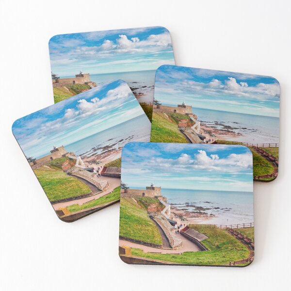 Item preview, Jacob’s Ladder Beach Sidmouth - Jurassic Coast Devon Landscape designed and sold by leonwoods.