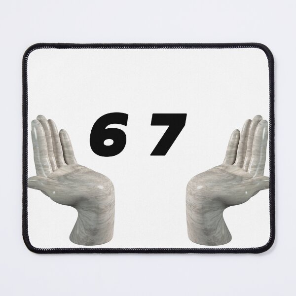 Item preview, 6-7 Meme - Six Seven ? Brain red trend design designed and sold by Pinfinest.