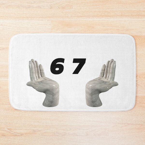Item preview, 6-7 Meme - Six Seven ? Brain red trend design designed and sold by Pinfinest.