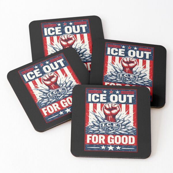 Item preview, ICE Out For Good Patriotic Protest Poster designed and sold by margamPagenberg.