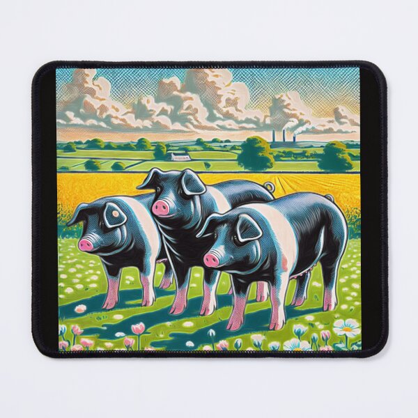 Item preview, Pop Art Hampshire Pig in English Countryside #8 designed and sold by Helios Be. Lavsh.