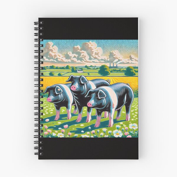 Item preview, Pop Art Hampshire Pig in English Countryside #8 designed and sold by Helios Be. Lavsh.