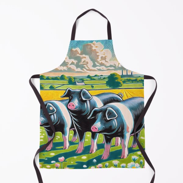 Item preview, Pop Art Hampshire Pig in English Countryside #8 designed and sold by Helios Be. Lavsh.