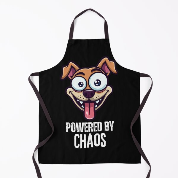 Item preview, Powered By Chaos Funny Derp Dog Meme Humor designed and sold by MANA-Goods.