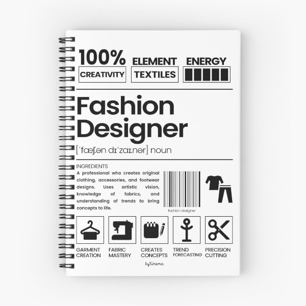 Artikelvorschau, Modedesigner || Jobs Serie - Schwarz entworfen und verkauft von bySirena.