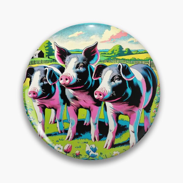 Item preview,  Pop Art Hampshire Pig in English Countryside #9 designed and sold by Helios Be. Lavsh.