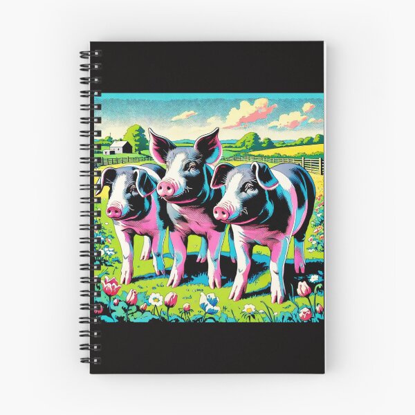 Item preview,  Pop Art Hampshire Pig in English Countryside #9 designed and sold by Helios Be. Lavsh.