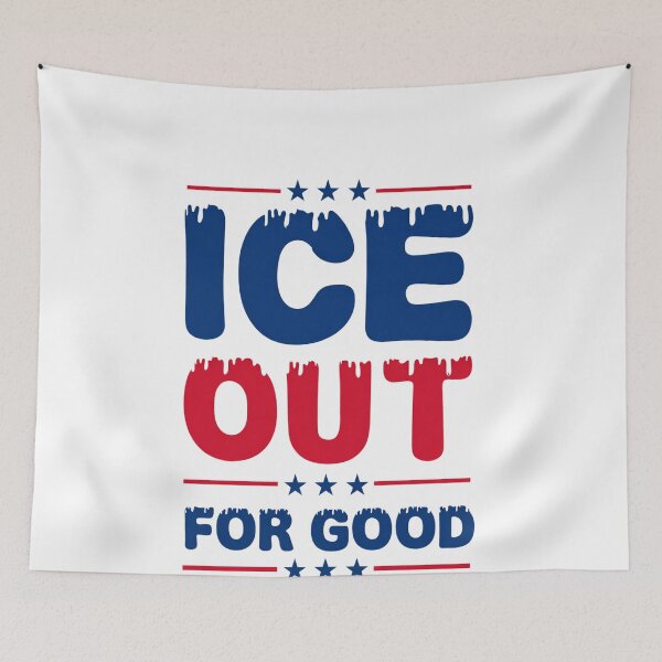 Item preview, ICE Out For Good Melting Patriotic Design designed and sold by margamPagenberg.