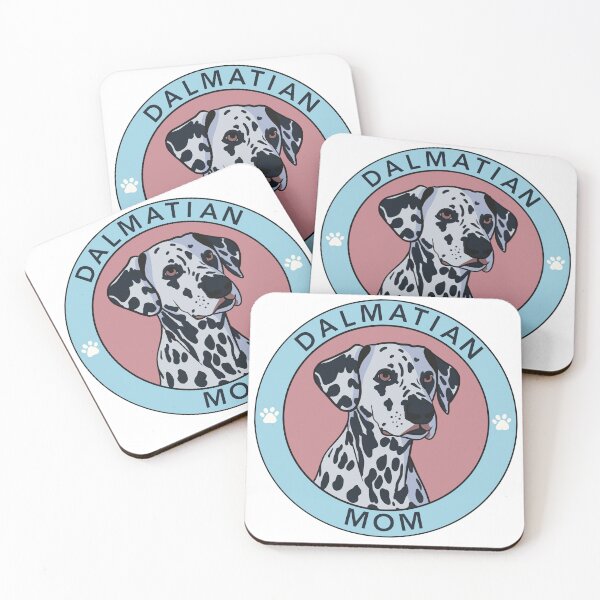 Item preview, Dalmatian Mom Badge - Pink designed and sold by Stickety Boo.