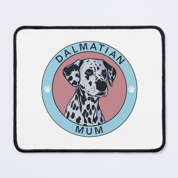 Item preview, Dalmatian Mum Badge - Pink designed and sold by Stickety Boo.
