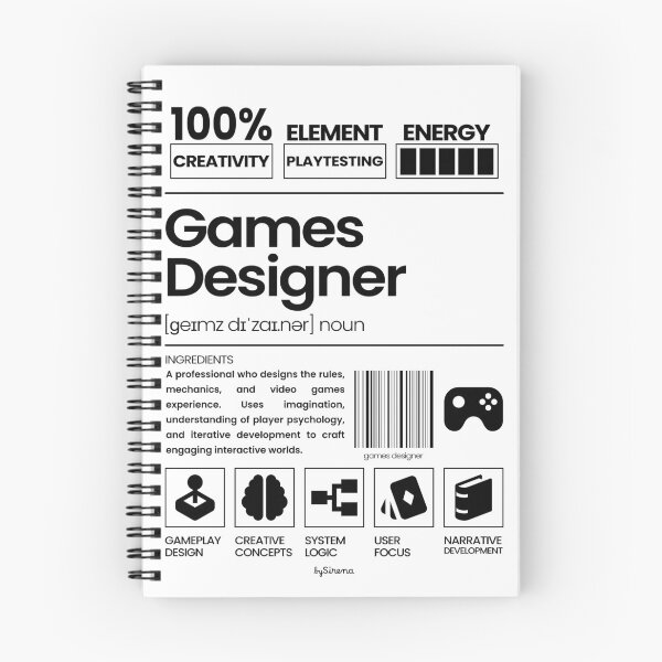 Item preview, Games Designer || Jobs Series - Black designed and sold by bySirena.