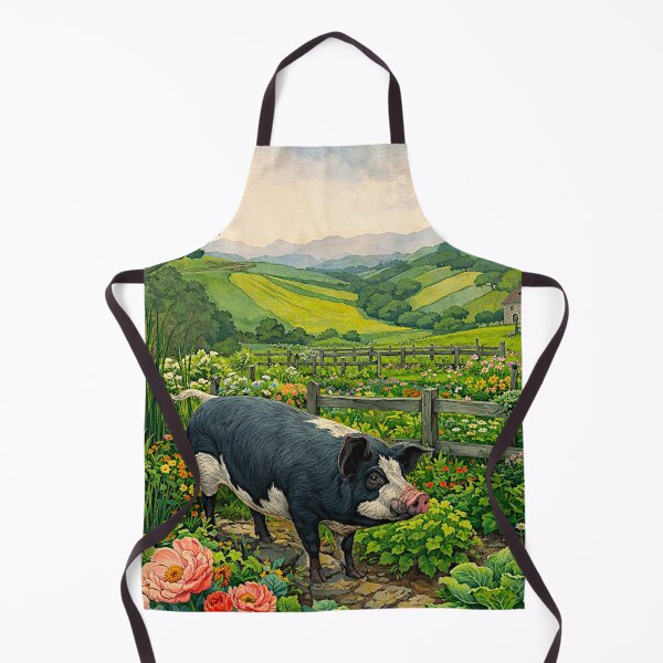 Item preview, Hampshire Pig in English Countryside #10 designed and sold by Helios Be. Lavsh.