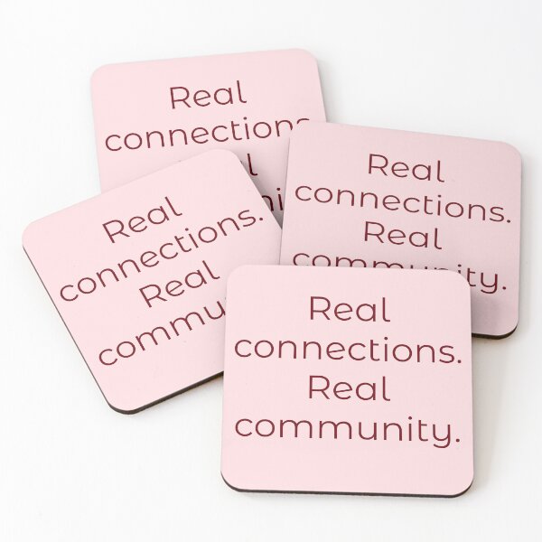 Item preview, Real connections real community  designed and sold by Creations by lyne.