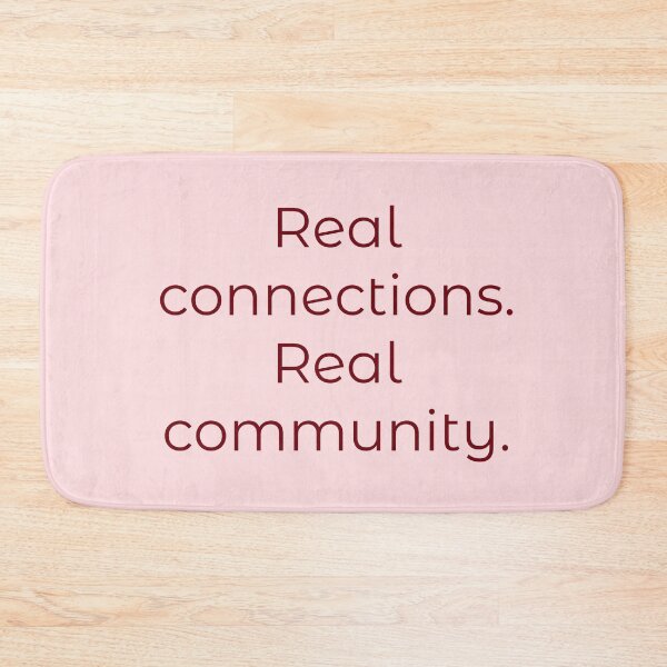 Item preview, Real connections real community  designed and sold by Creations by lyne.
