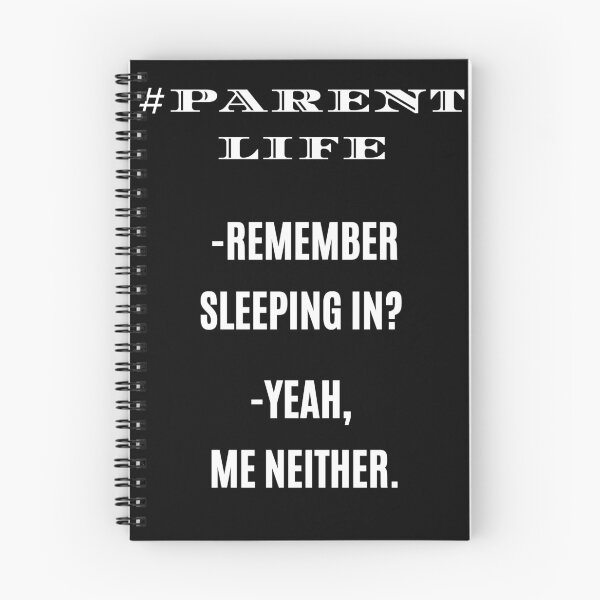 Item preview, #ParentLife Sleeping In Neither Funny Mom Dad T-Shirt designed and sold by digitalbitcraft.