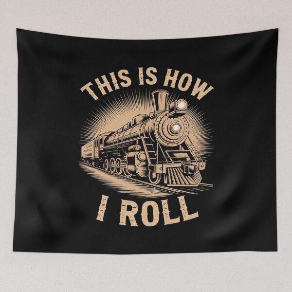 Item preview, Train Art For Men Women Railroad Steam Train Lovers 1 designed and sold by joyouartArt.