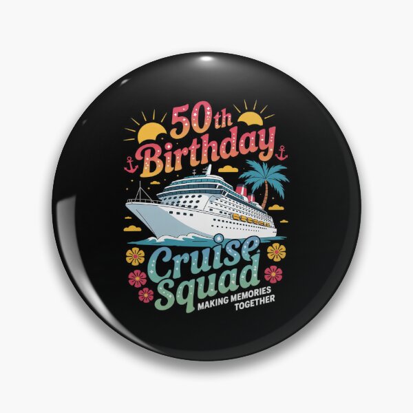 Item preview, 50th Birthday Cruise Squad Friends Family Vacation Matching designed and sold by angolinnArt.