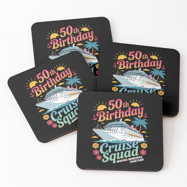 Item preview, 50th Birthday Cruise Squad Friends Family Vacation Matching designed and sold by angolinnArt.