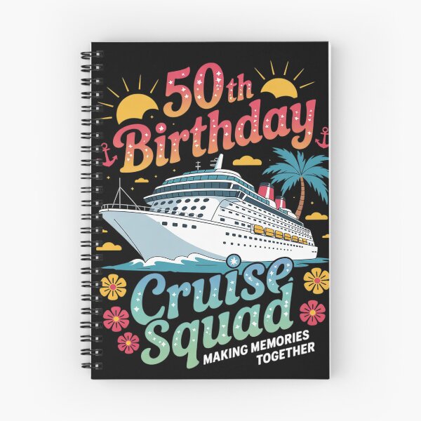 Item preview, 50th Birthday Cruise Squad Friends Family Vacation Matching designed and sold by angolinnArt.