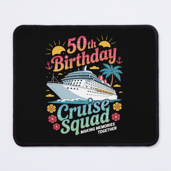 Item preview, 50th Birthday Cruise Squad Friends Family Vacation Matching designed and sold by angolinnArt.