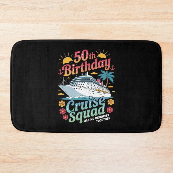 Item preview, 50th Birthday Cruise Squad Friends Family Vacation Matching designed and sold by angolinnArt.