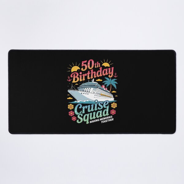 Item preview, 50th Birthday Cruise Squad Friends Family Vacation Matching designed and sold by angolinnArt.