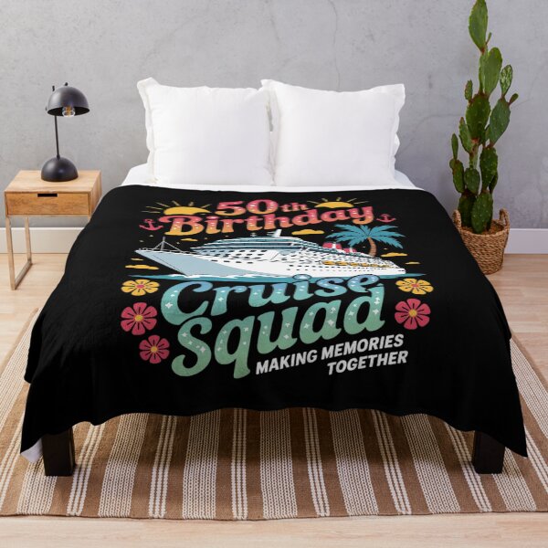 Item preview, 50th Birthday Cruise Squad Friends Family Vacation Matching designed and sold by angolinnArt.