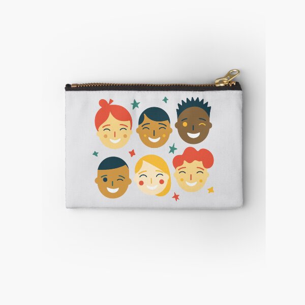 Item preview, Six different children faces smiling and laughing, full of joy designed and sold by y-a-y.