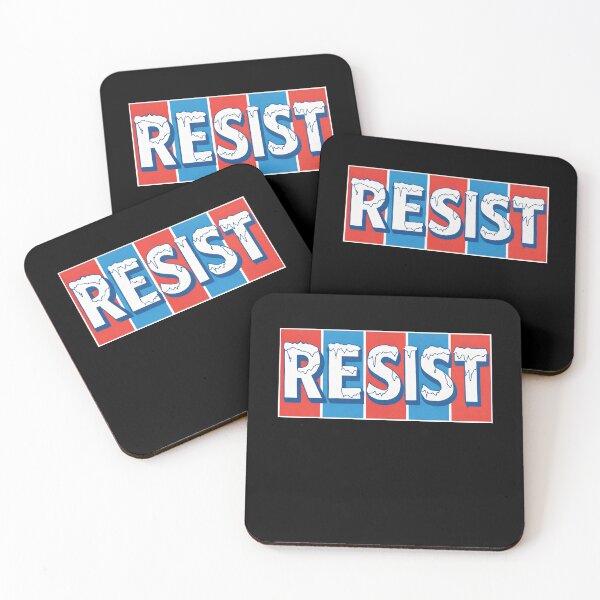 Item preview, Resist Snow-Capped Protest Typography designed and sold by margamPagenberg.