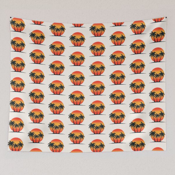 Item preview, Tropical Sunset Palms designed and sold by roxysnextgenart.