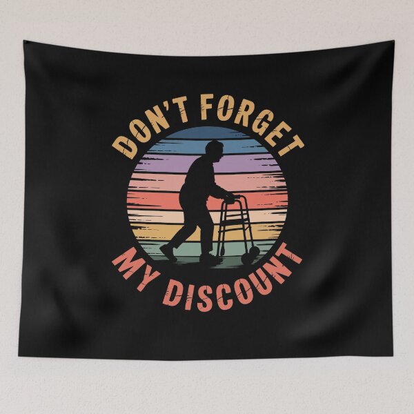 Item preview, Don’t Forget My Discount Funny Vintage Retro Grandparents Birthday designed and sold by tmerchtrends.