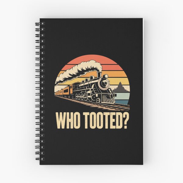 Item preview,  Who Tooted Railroad Trains Lover Men Boys Kids  designed and sold by joyouartArt.