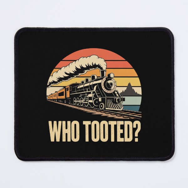 Item preview, Who Tooted Railroad Trains Lover Men Boys Kids designed and sold by joyouartArt.