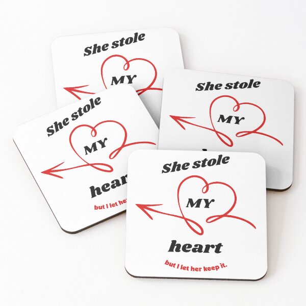 Item preview, She stole my heart ... but I let her keep it (pointing to the left) designed and sold by MFOriginals.