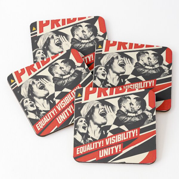 Item preview, PRIDE! Power in Unity, Voice in Love designed and sold by ForeverPrintsOK.