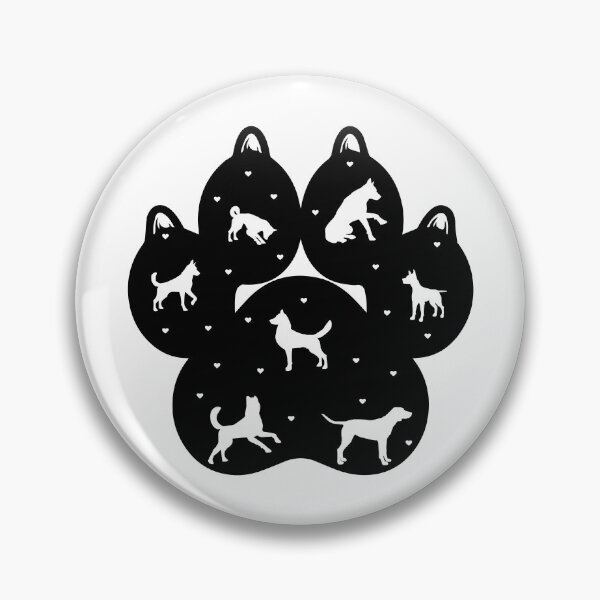 Item preview, Dog Paw Print – Pet Lover  designed and sold by MarshallStickerX.
