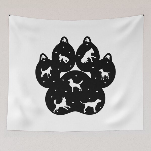 Item preview, Dog Paw Print – Pet Lover  designed and sold by MarshallStickerX.