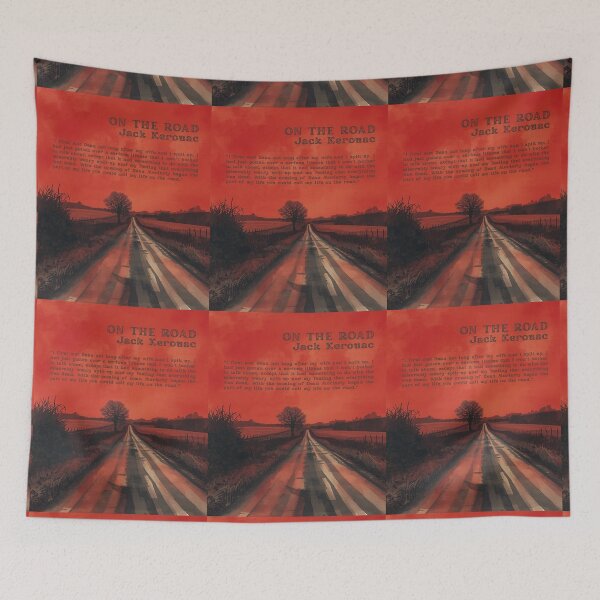 Item preview, 'On the road' Jack Kerouac novel poster designed and sold by Filologica.