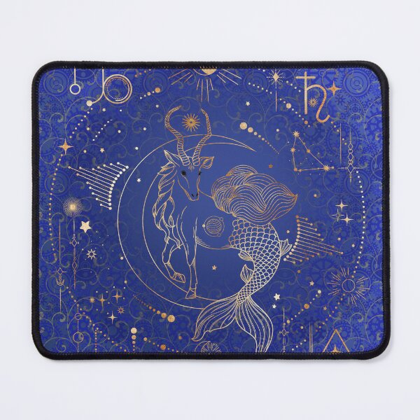 Item preview, Boho Capricorn on Lapis Blue designed and sold by Lelibeth.