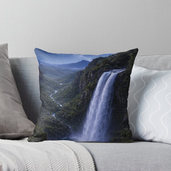 Item preview, Moonlit Tropical Waterfall Night - Full Moon Milky Way Jungle Paradise Landscape designed and sold by NAJURE.