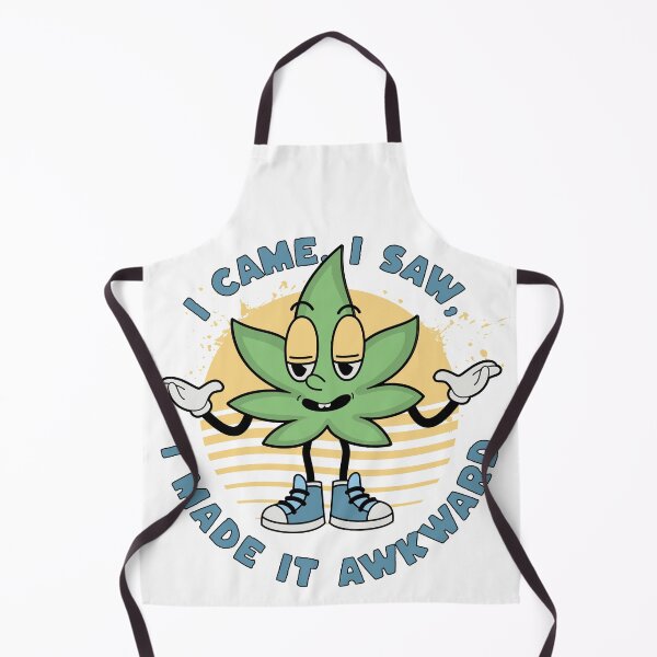 Item preview, I Came, I Saw, I Made It Awkward – Funny Cannabis Cartoon Design designed and sold by onlin3boutiqu3.