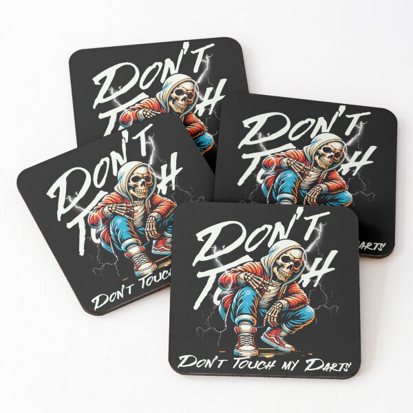Item preview, Provocative dart motif with street art skeleton and a clear message for real dart players. designed and sold by New Vision by ToMz.