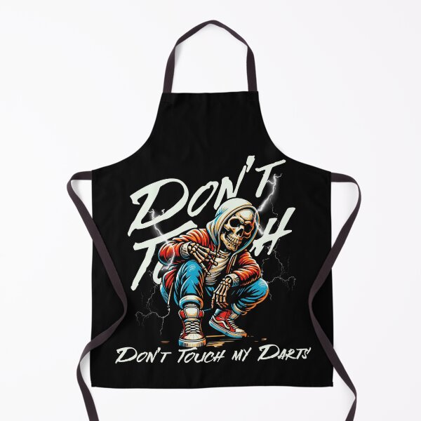 Item preview, Provocative dart motif with street art skeleton and a clear message for real dart players. designed and sold by New Vision by ToMz.