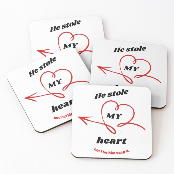 Item preview, Valentine Design: He stole my heart ... but I let him keep it (pointing to the left) designed and sold by MFOriginals.