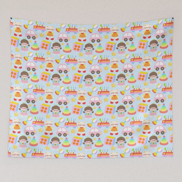 Item preview, Playful Toy Collection Seamless designed and sold by KJackArtwork.