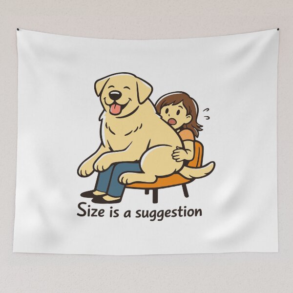 Item preview, Size Is a Suggestion Big Dog designed and sold by SnappyPNG.