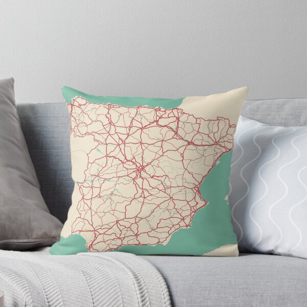 Item preview, Ilustración del mapa de España designed and sold by MapsByLeo.