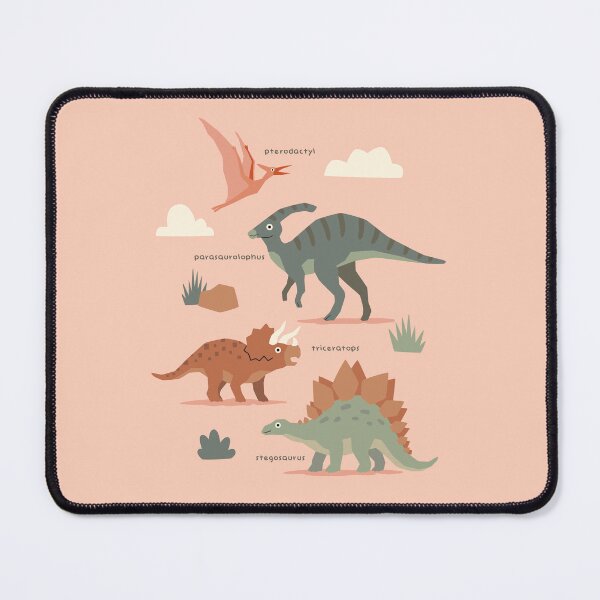 Item preview, geometric dinosaurs modern illustration designed and sold by OHBOY! Handmade.