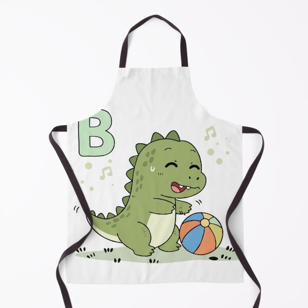 Item preview, Cute Dinosaur Alphabet B Illustration | Kids Learning Dino Art | Hand Drawn Line Art designed and sold by MeeraArts&Crafts.
